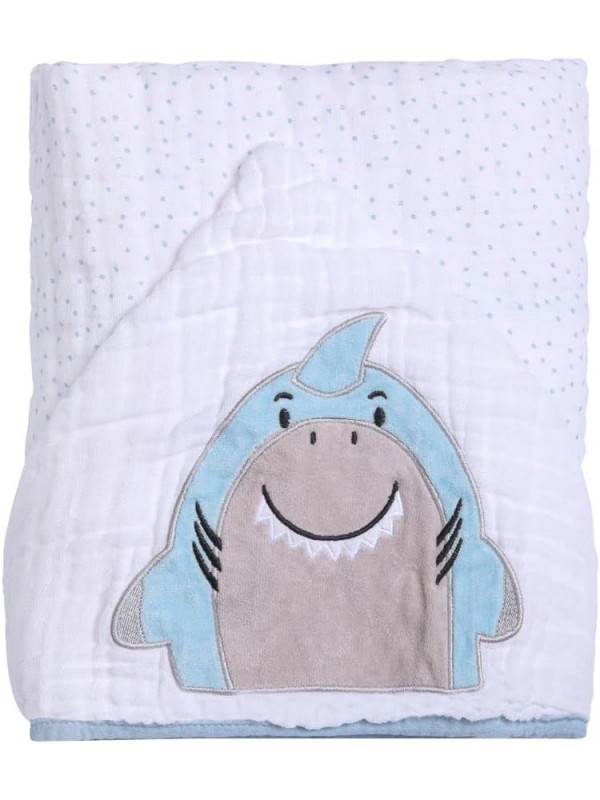 Papi Textil Toalha De Banho Soft Papi Friends C/Capuz Bord. 90Cm X 75Cm Contem 01 Un
